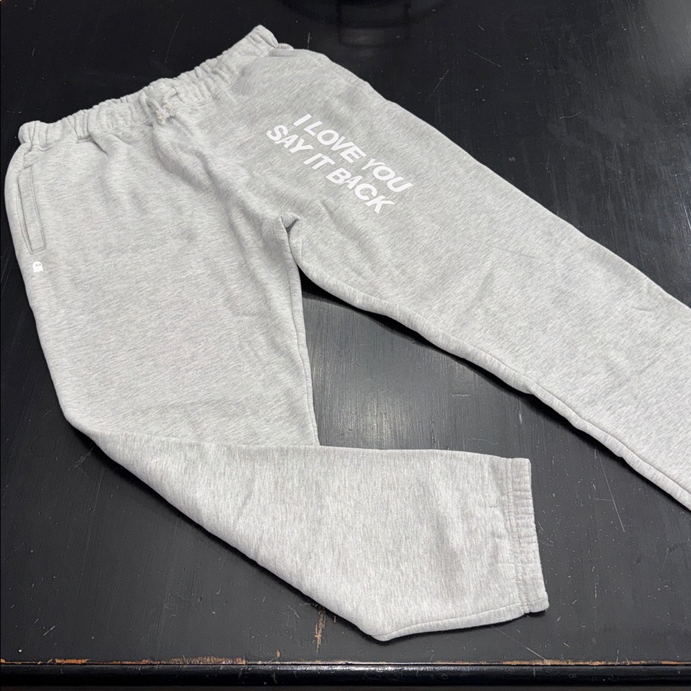 LONELY GHOST athletic gray fleece joggers. size XL. - Picture 3 of 11